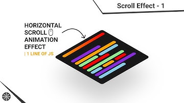 HOW TO CREATE SMOOTH HORIZONTAL SCROLL EFFECT | SCROLL EFFECT|ANIMATION ON SCROLL| VANILLA JS | HTML