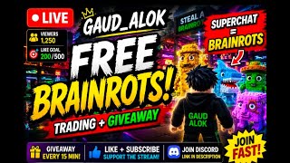 😍😍SUPERCHAT = FREE BRAINROTS | Steal A Brainrot LIVE#shorts#barrieryt