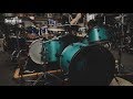 SJC Custom Drums Pathfinder Series 2019, Miami Teal Satin Stain