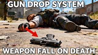 Realistic Weapon Physics Drop When Enemy Dies Unity