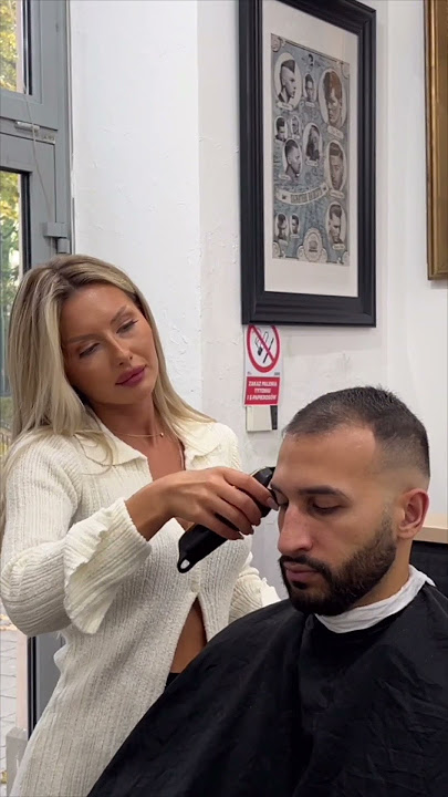 ASMR Haircut ✂️ | Lilia in Action 💈 | Full Video Coming Soon