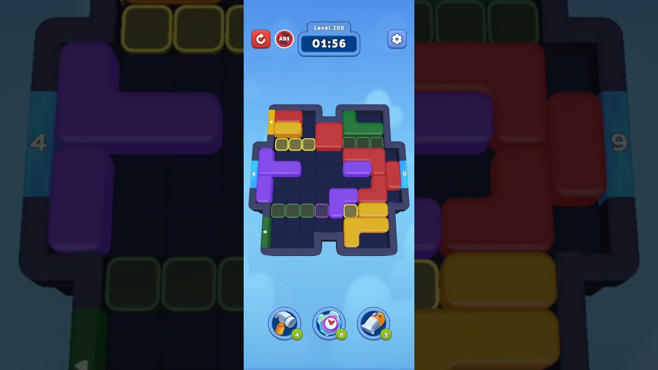 City Block Jam: Color Slide | LEVELS 206-209