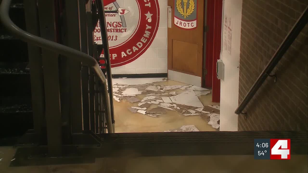 Overnight water main break causes ‘catastrophic damage’ at Jennings Senior High School