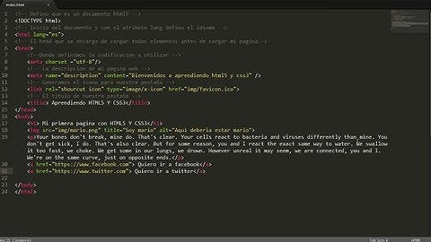 Tutorial  HTML5 y CSS3: Primeros pasos en HTML5