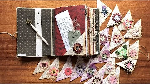 Corner Pocket Flip-Ups for Junk Journals -DIY Ephemera PART 8