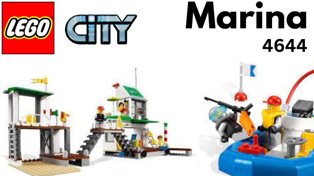 Lego city Marina 4644 review - YouTube