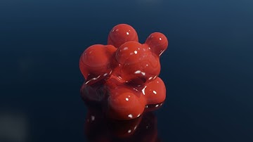 Blender Metaballs Sound Visualization Test with Cycles