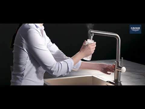 Смеситель для кухни Grohe Red в комплекте с фильтром для питьевой воды и бойлером
