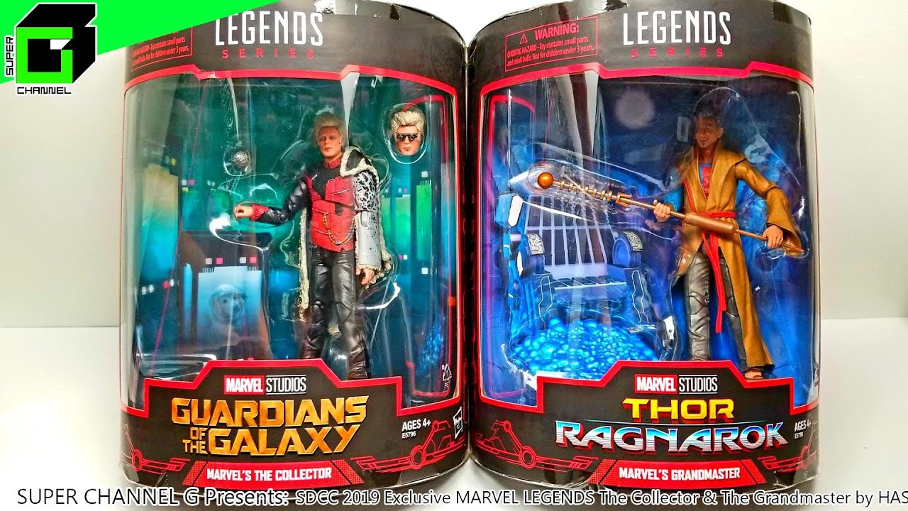 Hasbro: SDCC Marvel Legends The Collector and Grandmaster 2-Pack Video  Review and Quick Pics