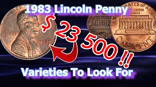 Valuable 1983 Penny Varieties Worth Money To Look for in your Pocket Change