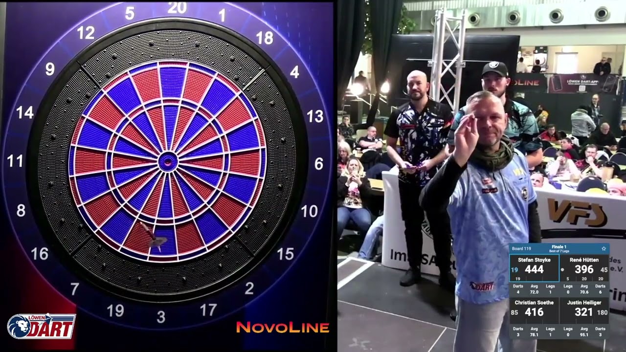 Deutsche Darts Meisterschaften 2024 Herren Doppel Masters FINALE