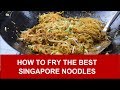 How to fry the best singapore noodles rice vermicelli