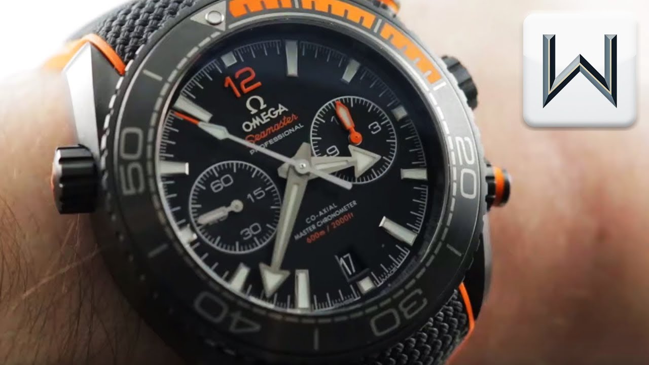 Omega Seamaster Planet Ocean 600m Chronograph Deep Black 215 92 46 51 01 001 Luxury Watch Review Youtube