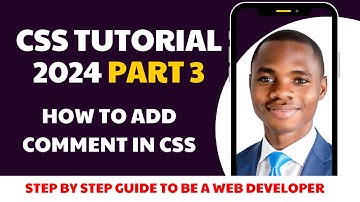 Unlocking CSS Mastery: Comments, Borders, and Backgrounds | CSS Tutorial for Beginners 2024 - Part 3