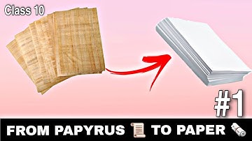 From Papyrus To Paper |UNSEEN PASSAGE of BBC compacta Module-1, CA-1 #unseenPassage. Class 10