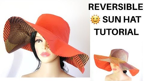 Sun Hat | How to make a Sun Hat | Sun hat for women| Beginners project| Pattern Drafting and Sewing
