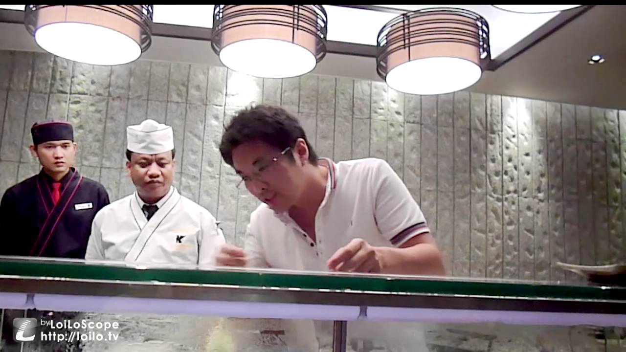 日本の寿司職人がタイの高級寿司店で寿司を握ってみた