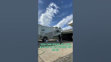 Fastest way to clean an RV? #rvlife #rv #autodetailing #pressurewashing #sidehustle #detailing