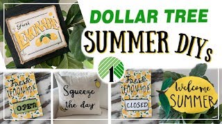 Dollar Tree DIY Summer Decor | Lemon DIY Decor Ideas | Momma From Scratch