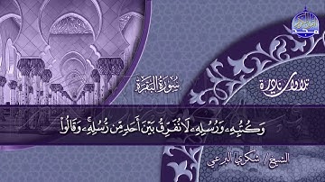 من نوادر التلاوات🍀 ما تيسر من أواخر سورة البقرة 🍀 للقارئ المبدع/ شكري البرعي ◘ نـ(ـسخة)ـقيـ HD ـــة