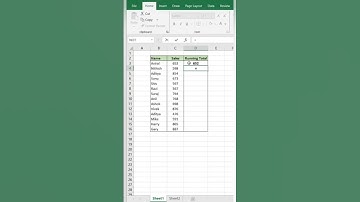 running total in excel just a second #excel #exceltips #spreadsheetmagic #shortsfeed #youtubeshorts
