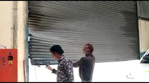 Rolling Shutter Maintenance work