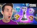 *INSANE* TOURNAMENT CUPS OPENING & TRADE UPS IN ROCKET LEAGUE (Season 2 Tourney Crate Rewards)