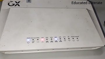GX Fiber Modem Complete Setting With Voice