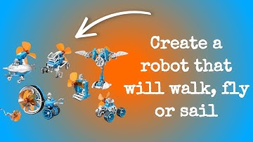 Wheely Windpower 6 in 1 Wind Powered Robot