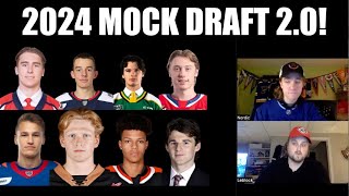 Our 2024 NHL Mock Draft 2.0! | Nord/Block Podcast