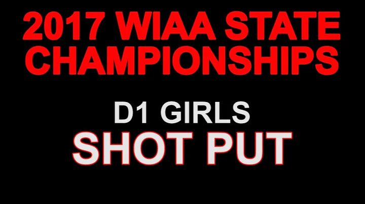 2017 WIAA GIRLS D1 SHOT