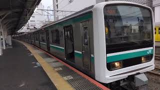 発車:E501系10両編成(533M運用)普通 いわき行き
