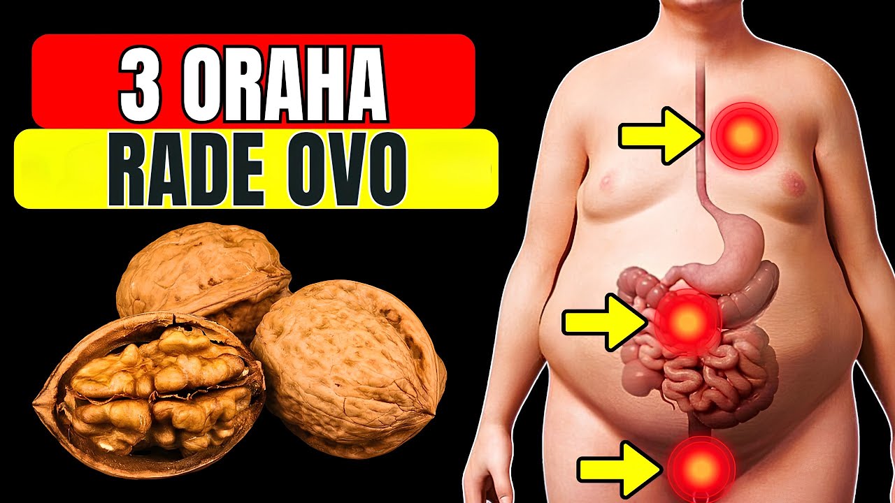 Samo 3 ORAHA DNEVNO učinit će ovo tvom TIJELU. Svi bi to trebali znati.