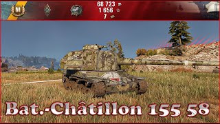 Bat.Châtillon 155 58  World of Tanks UZ Gaming