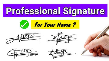 ✅ Aditya name signature style | Letter "A" signature ideas | A signature | A signature style