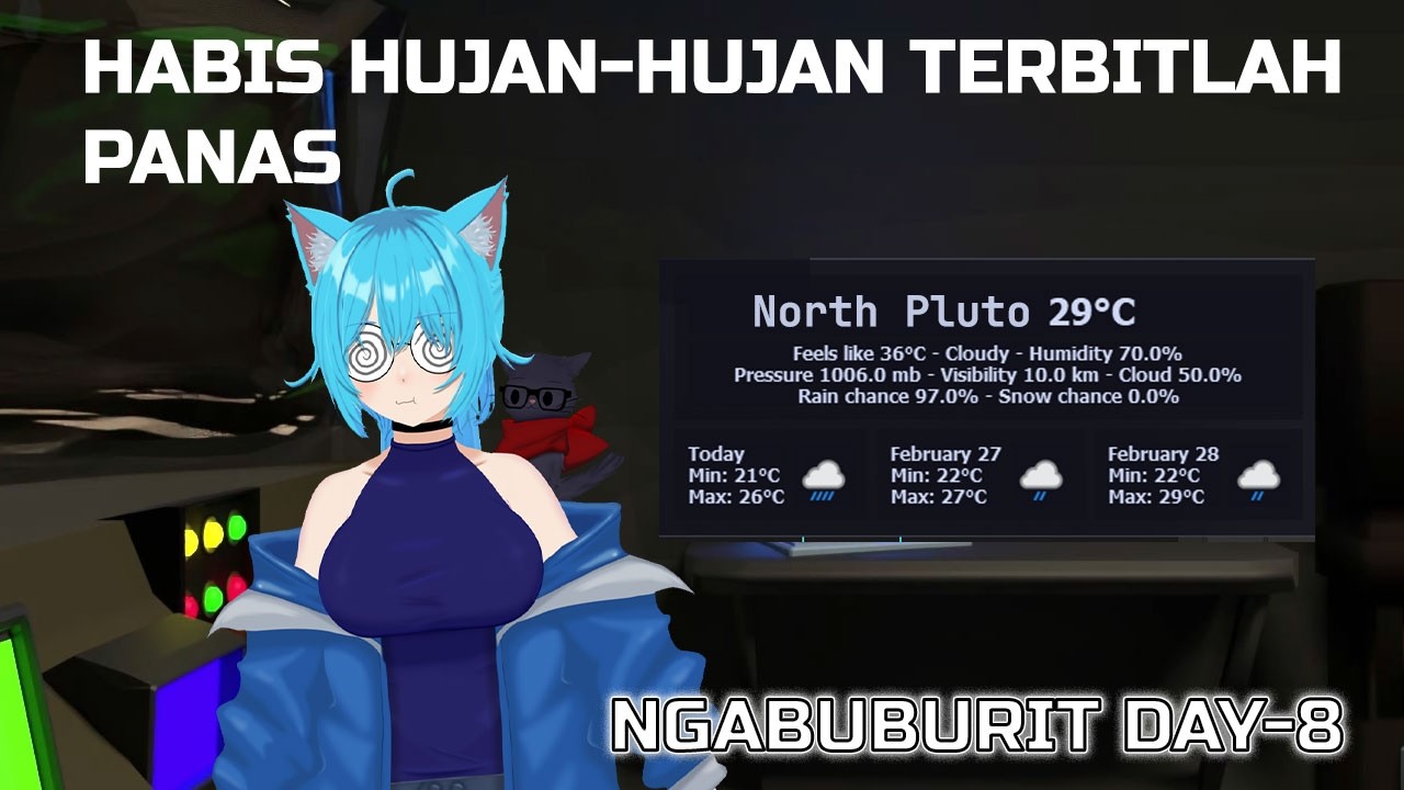 OK HUDJAN NYA BERHENTI SEKARANG MALAH GERAH EUY - DAY 8 NGABUBURIT