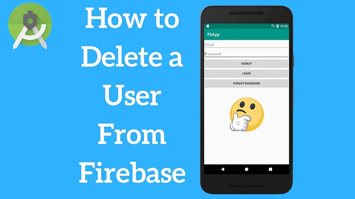 Android Firebase - How to Delete a User Account Programmatically From Firebase (Explained)