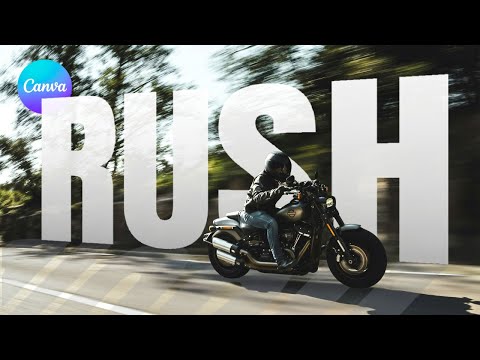 Perspective Text with Shadow in Canva | Canva Tutorial