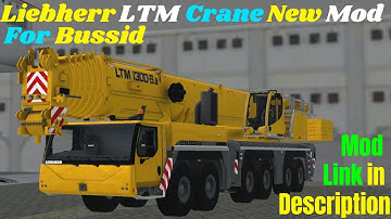 Liebherr LTM Crane New Mod For Bussid New Mods Bus Simulator Indonesia