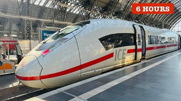 Frankfurt 🇩🇪 to Amsterdam 🇳🇱 in First Class 🚄:  6-Hour ICE train Journey + Best Lounge Experience