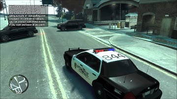 LCPD First Response : Grand Theft Auto IV - Episode 3 (LCPDFR 1.0) SIR PULL OVER!