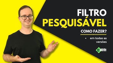Como Fazer Filtro Pesquisável no Excel