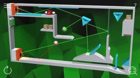 Laserbreak 3. Level Pack 1. Level 7. Walkthrough.