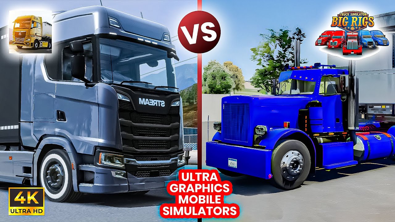 🚚Best Comparison Between Truck Simulator Big Rigs VS Truckers Of Europe 3 🏕 | Truck Gameplay