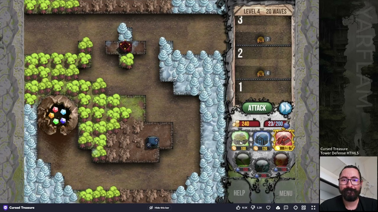 Cursed Treasure - Tower defense - fr