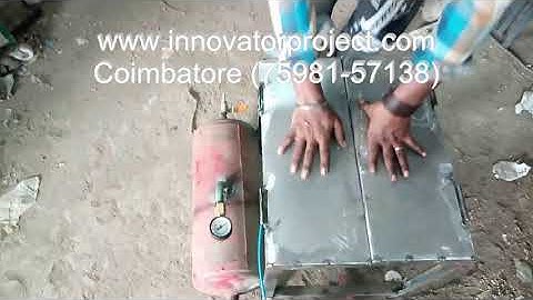 Fabrication of Non- Conventional air compressor / compressed air production from speed breaker