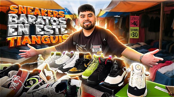 Jordans are being sold very cheaply at this flea market || Monterrey Penitentiary