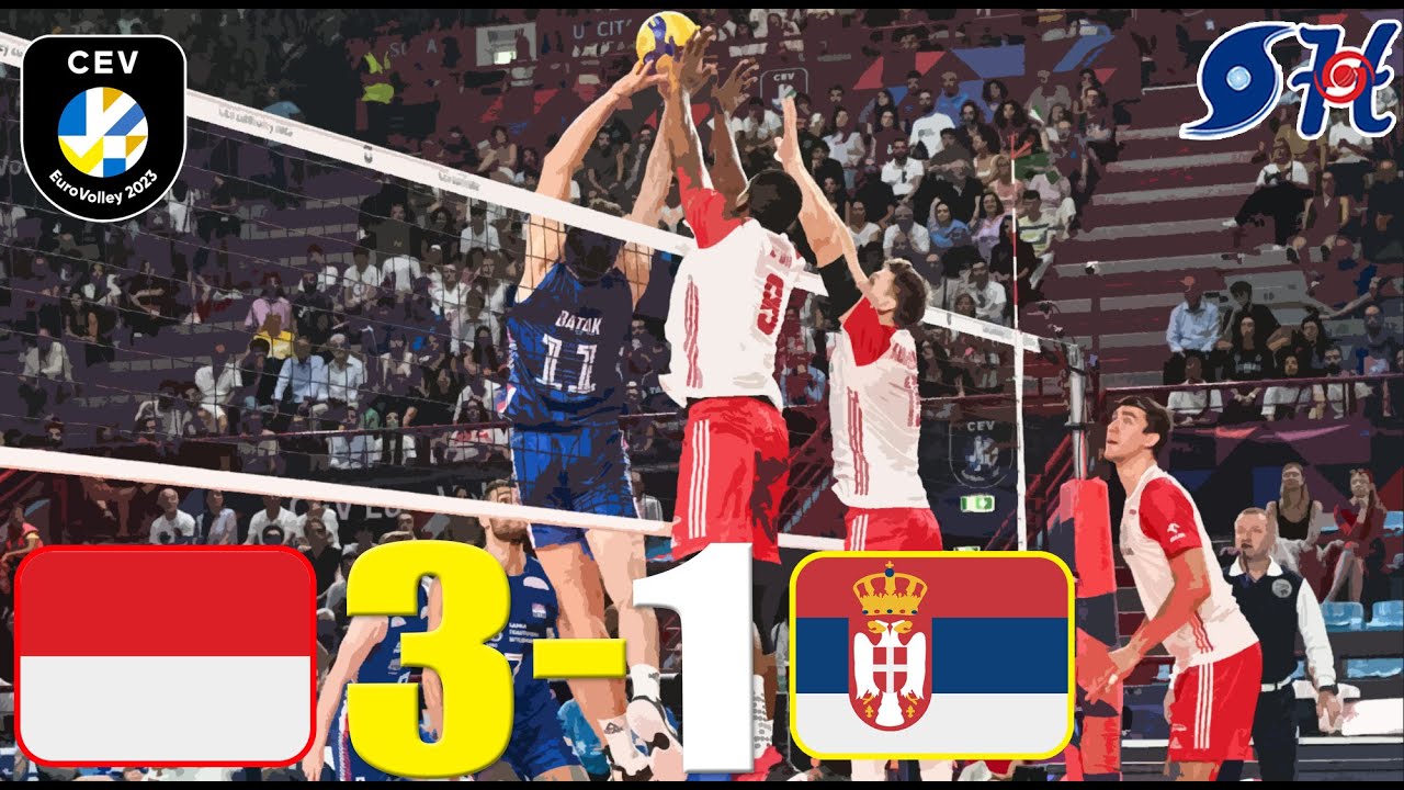 Poland vs Serbia Volleyball Live Play by Play CEV EuroVolley 2023 Quarter Final