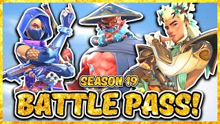 SEASON 19 BATTLE PASS Skins and Items in Overwatch 2