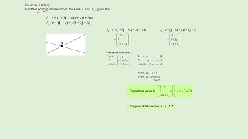 STPM Mathematics T Vectors : Intersection Between Two Lines
